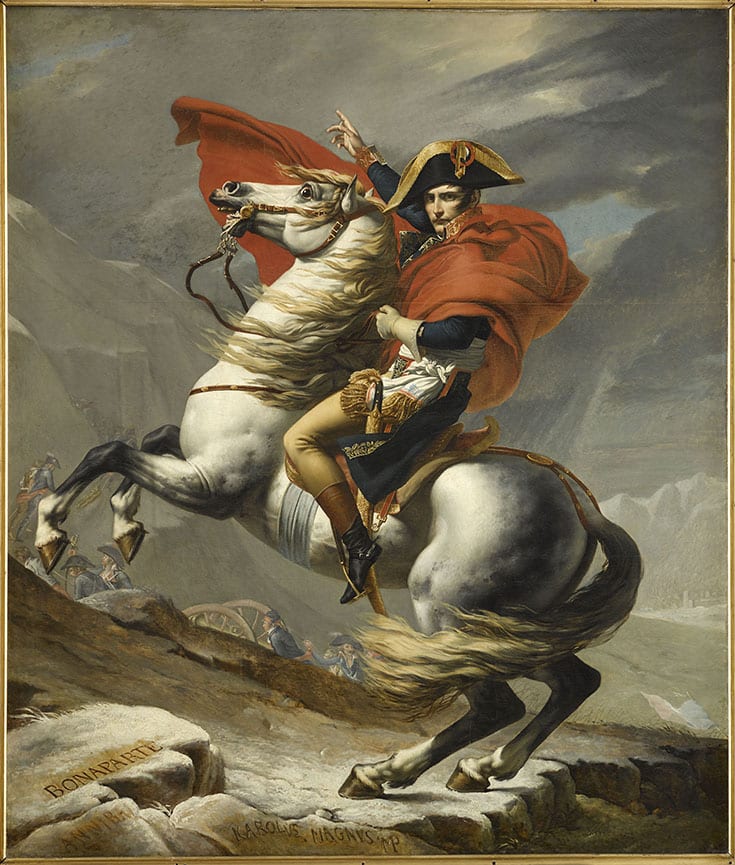 Visuel d'une représentation de Napoléon présente lors de l'exposition Napoléon