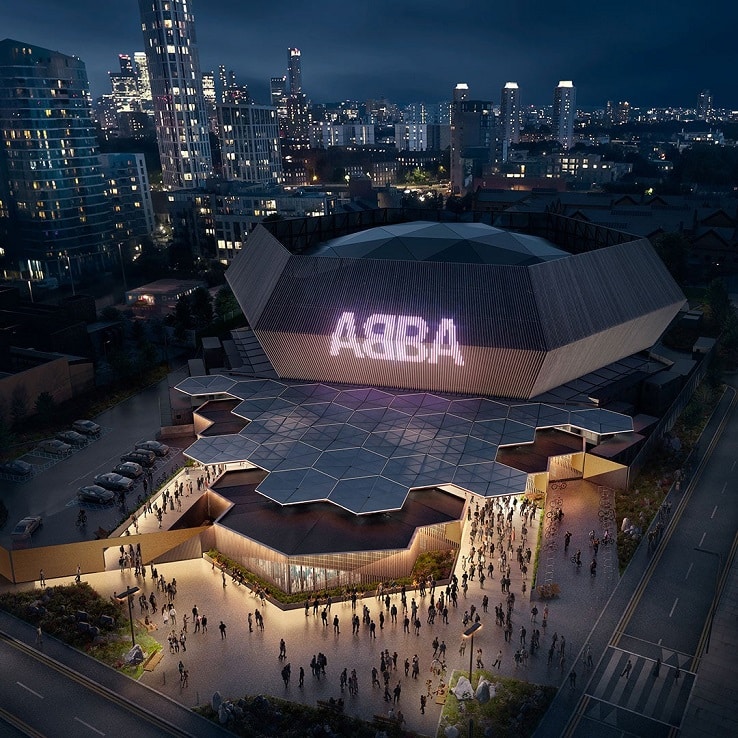 ABBA Arena, salle conçue spécialement pour ABBA Voyage