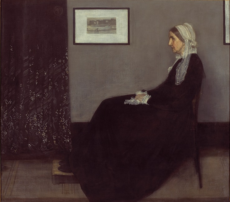 Whistler - Arrangement en gris et noir n?1 dit aussi Portrait de la mere de l'artiste