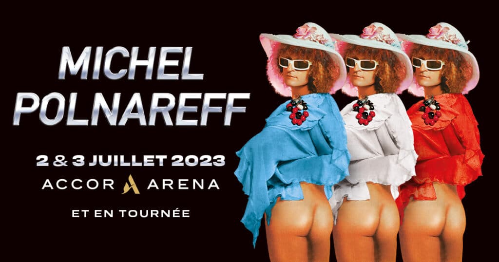 michel polnareff affiche concert 2023