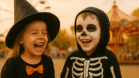 Enfants Halloween Parc d'attraction