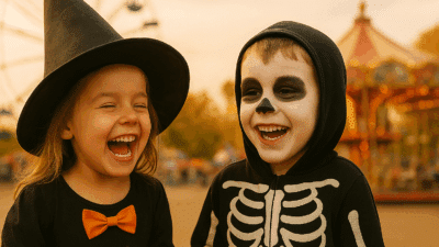Enfants Halloween Parc d'attraction