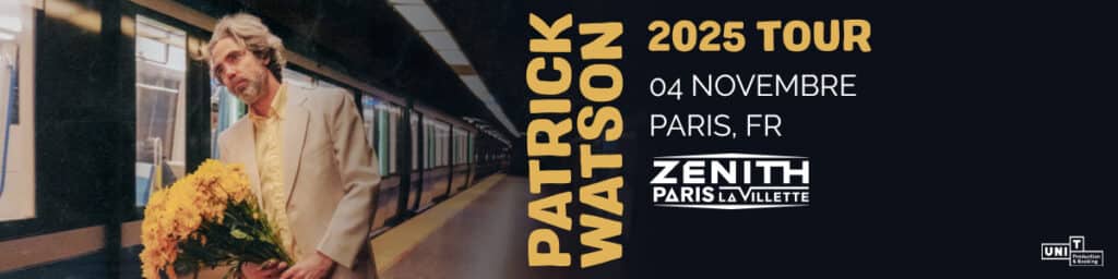 patrick watson zénith paris 2025