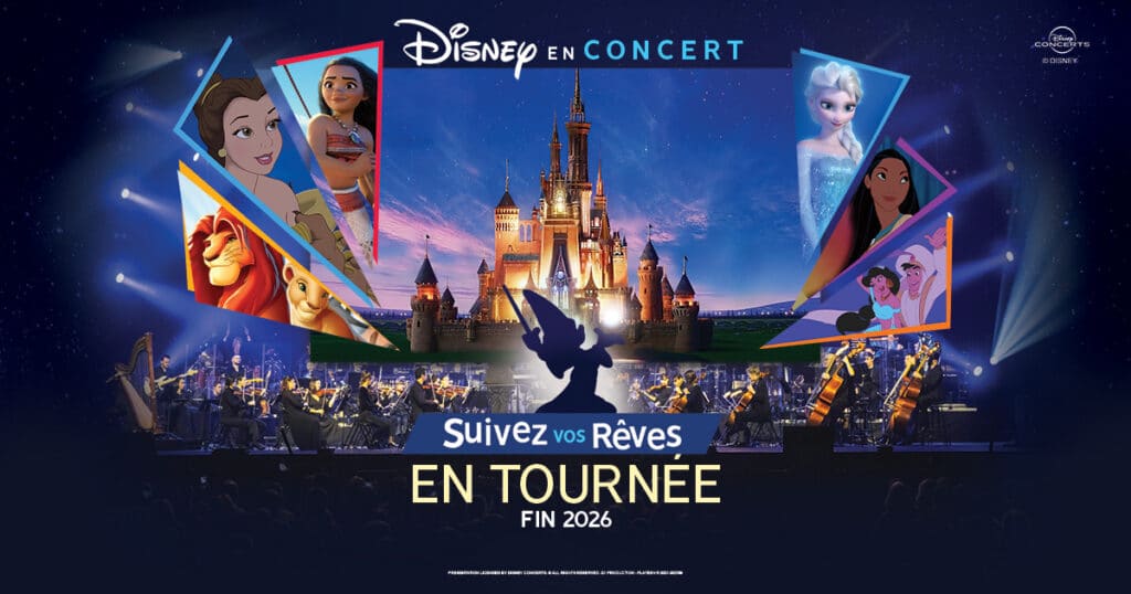 Disney en concert Paris 2026 décembre
