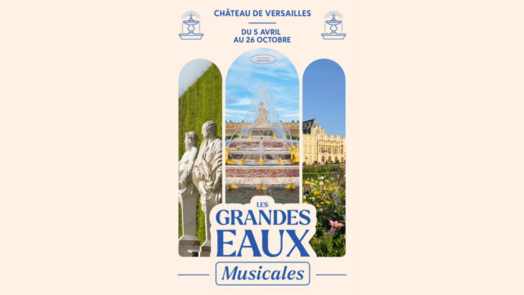 Versailles Eaux Musicales 2025 - affiche