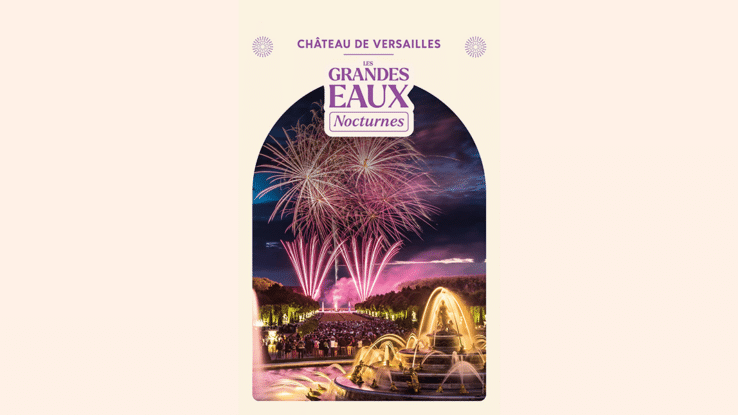 Versailles Eaux Nocturnes 2025 - affiche