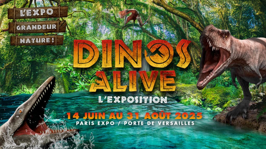 Dinos Alive expo été 2025 paris activité