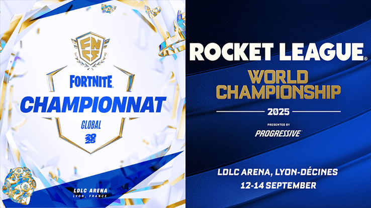 Bannière Rocket league FNCS 2025