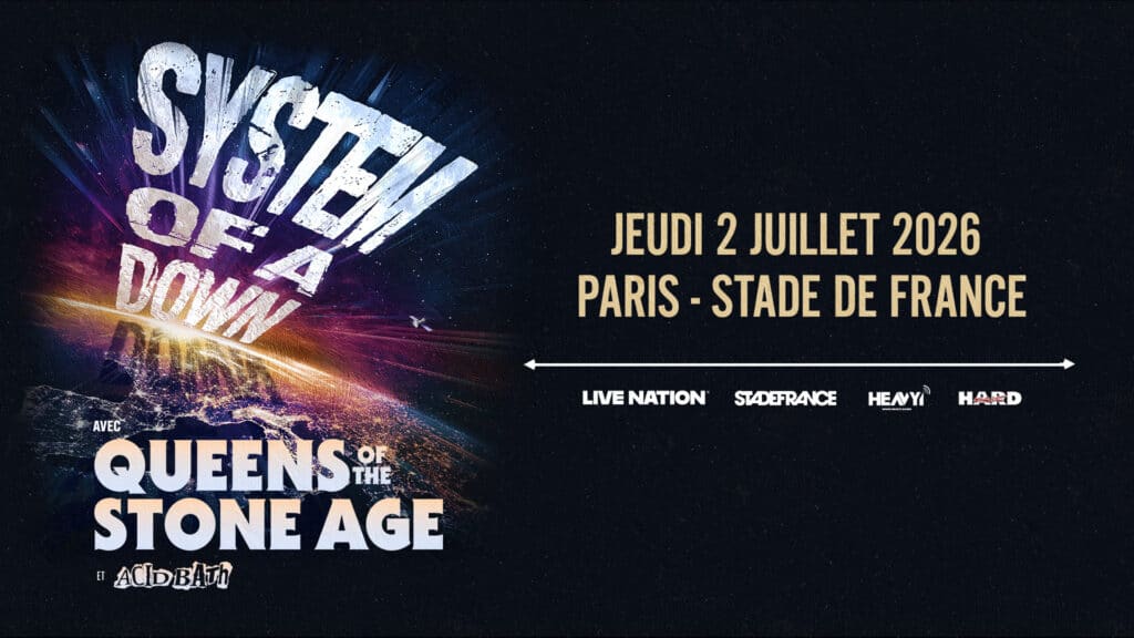 System of a down concert paris juillet 2026